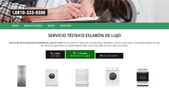 Desktop Screenshot of eslabondelujoserviciotecnico.com