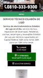 Mobile Screenshot of eslabondelujoserviciotecnico.com